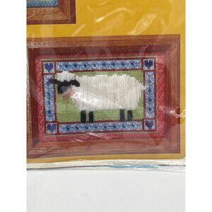 The Creative Circle 0142 Woolly Sheep Needlepoint Kit By Linda Harlan White